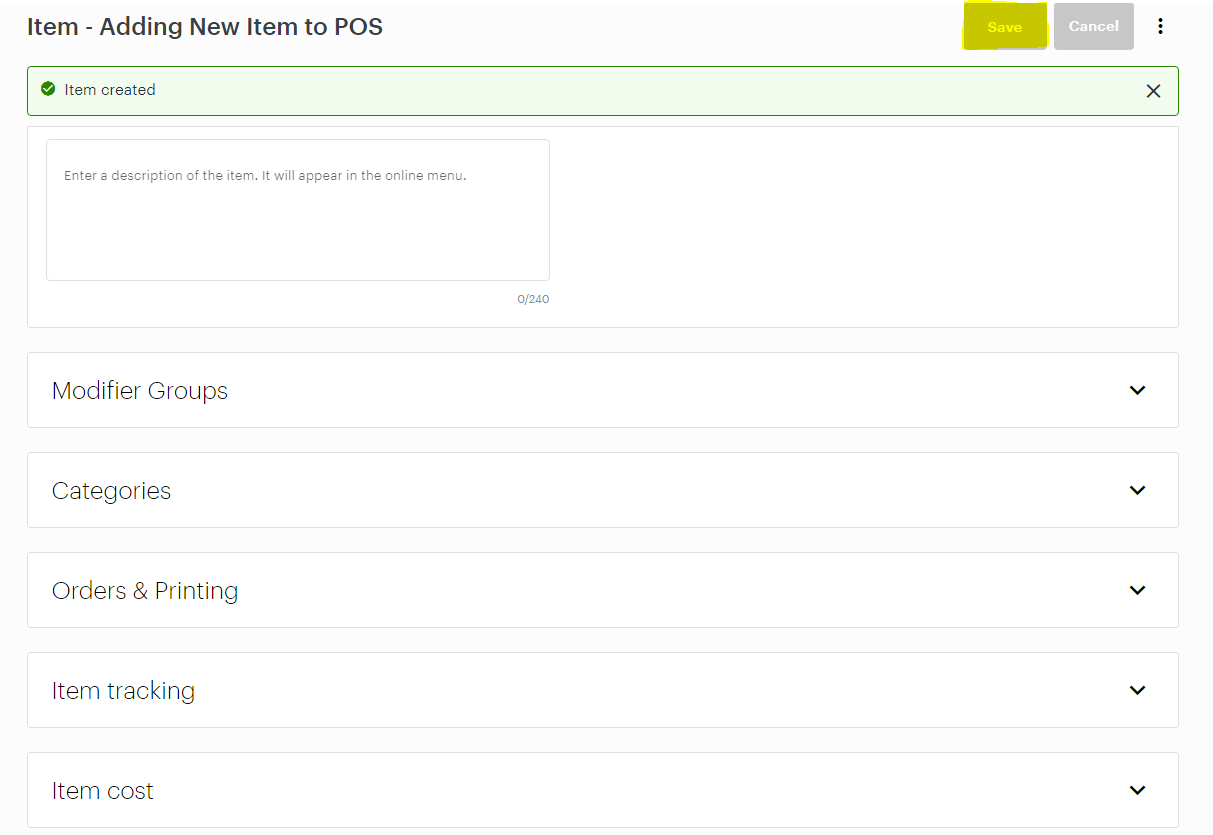 Clover - Menu Management Guide – Checkmate