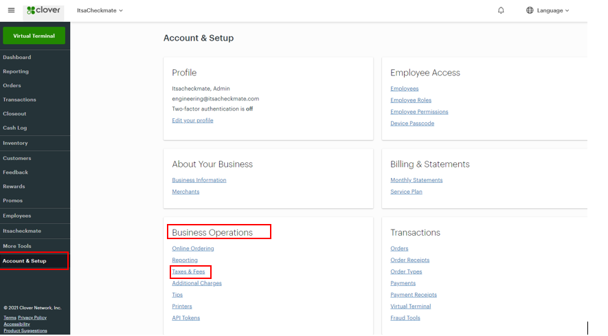 Clover - Menu Management Guide – Checkmate