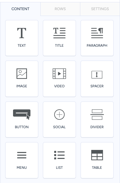 Content tab