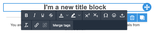 Title block